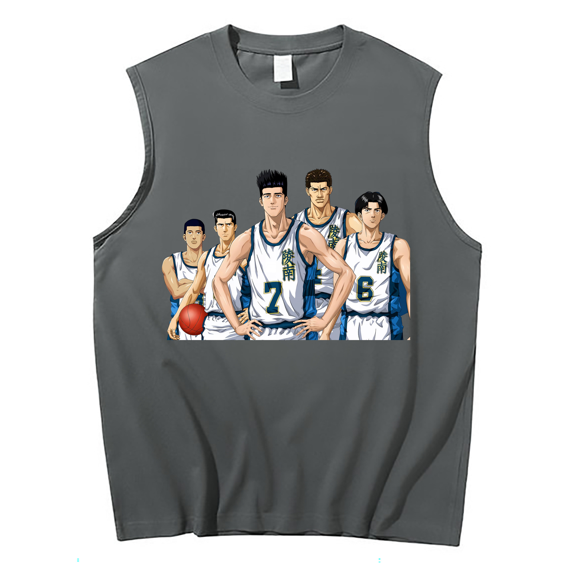 （画像用） SLAM DUNK／スラムダンク コットン100％タンクトップ（フロントプリント）